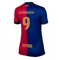 Barcelona Robert Lewandowski #9 Replica Home Shirt Ladies 2024-25 Short Sleeve